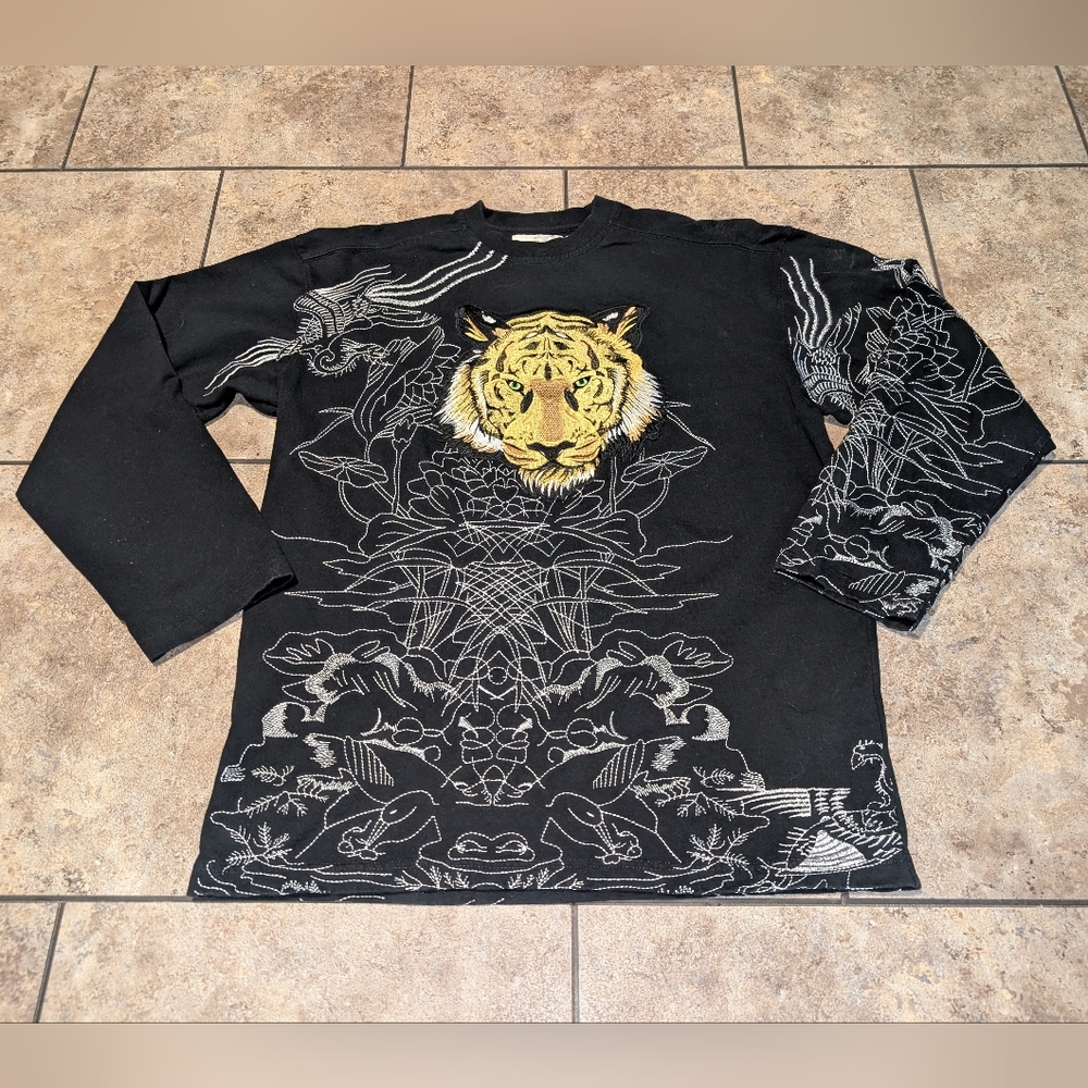 Creative Minds AOP Embroidered Shirt Unisex Lg